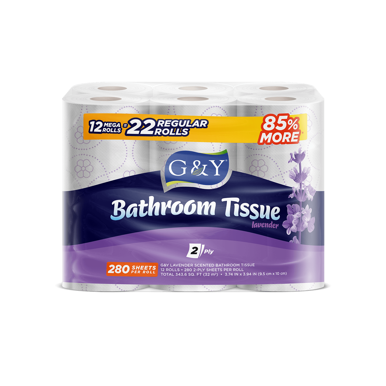 Bathroom Tissue Lavender